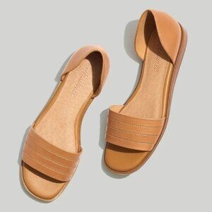 NWT Madewell Nelda D'Orsay Flat in Desert Camel - Sz 7